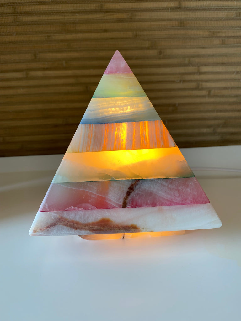Lampe Onyx Pyramide