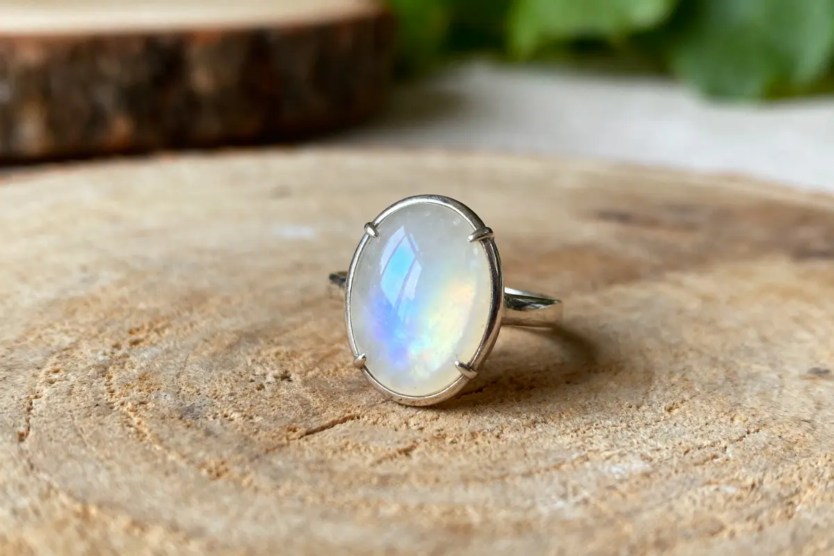 Bague en pierre de lune : Découvrez les bienfaits et styles