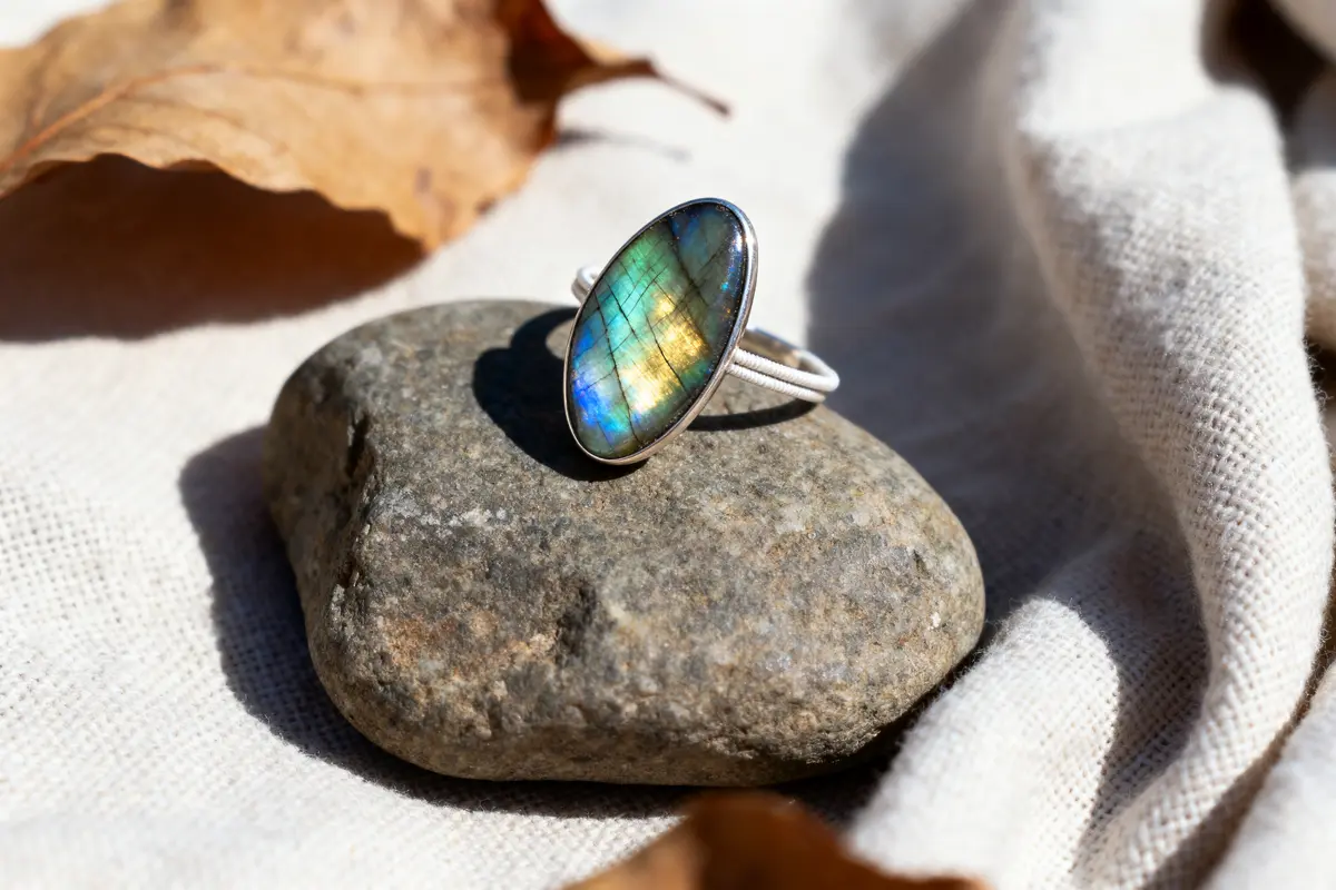 Bague labradorite : Découvrez les bijoux en argent 925 !