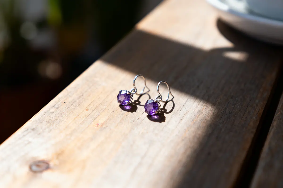 Boucle d’oreille améthyste : Styles élégants en argent 925
