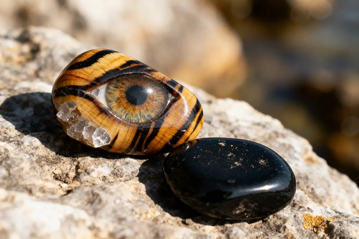 Vertus de l’Œil de Tigre et de l’Obsidienne : Quels bienfaits ?